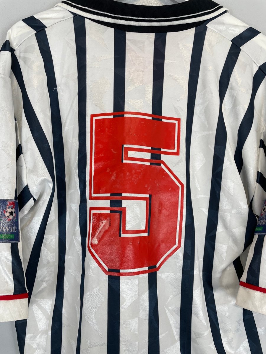1996/98 BRENTFORD 5 *MATCH ISSUE* AWAY SHIRT (L) COBRA SPORTS - Cult Kits - Large - Buy Vintage Football Shirts, Authentic Retro Football Shirts For Sale, Classic Football Shirts & Soccer Jersey