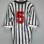 1996/98 BRENTFORD 5 *MATCH ISSUE* AWAY SHIRT (L) COBRA SPORTS - Cult Kits - Large - Buy Vintage Football Shirts, Authentic Retro Football Shirts For Sale, Classic Football Shirts & Soccer Jersey