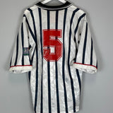 1996/98 BRENTFORD 5 *MATCH ISSUE* AWAY SHIRT (L) COBRA SPORTS - Cult Kits - Large - Buy Vintage Football Shirts, Authentic Retro Football Shirts For Sale, Classic Football Shirts & Soccer Jersey