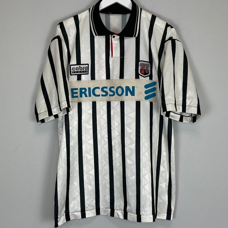 1996/98 BRENTFORD *MATCH ISSUE* 3 AWAY SHIRT (L) COBRA SPORTS - Cult Kits - Large - Buy Vintage Football Shirts, Authentic Retro Football Shirts For Sale, Classic Football Shirts & Soccer Jersey