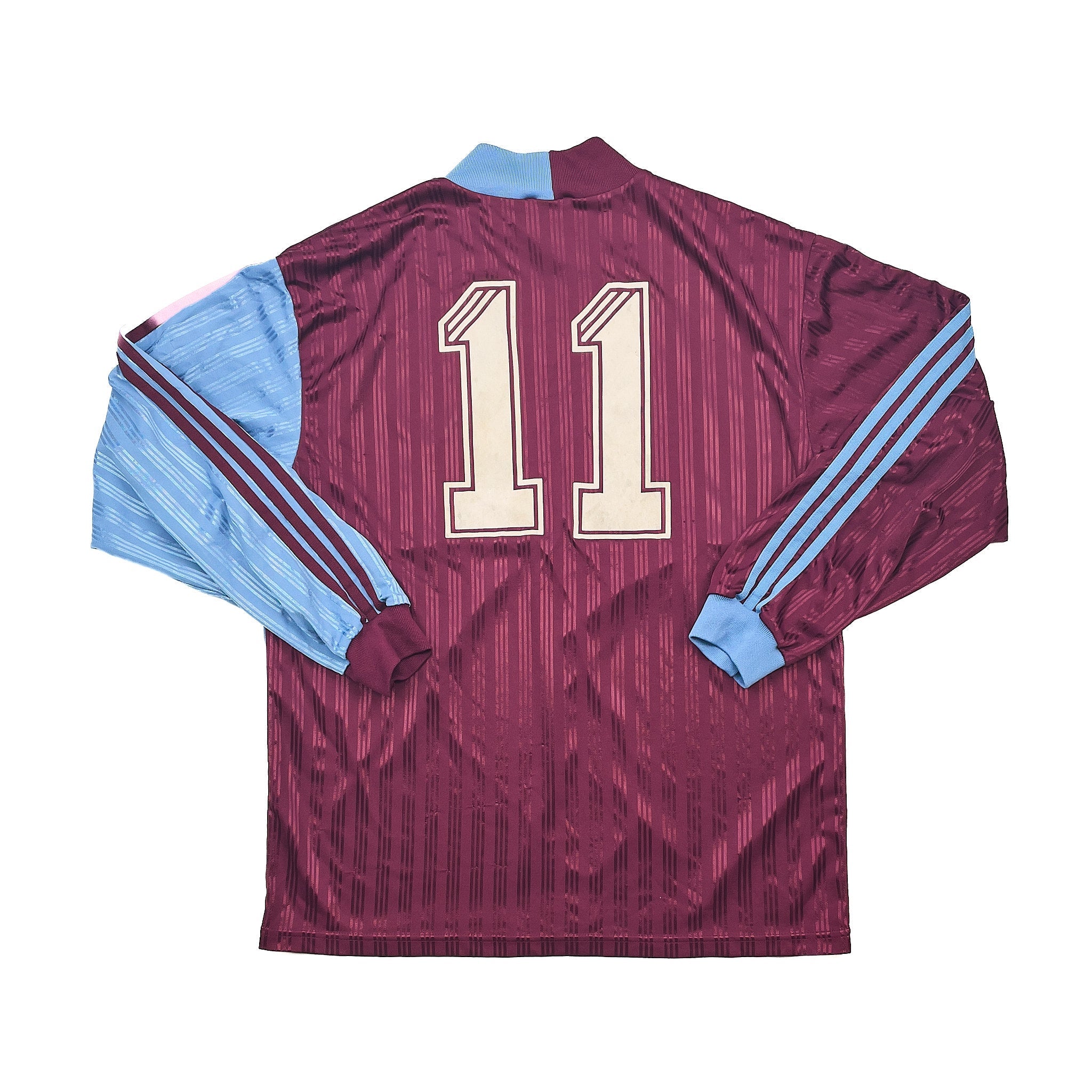 1996/98 Burnley #11 *Match Issue* L/S Home Shirt (L) Adidas – Cult