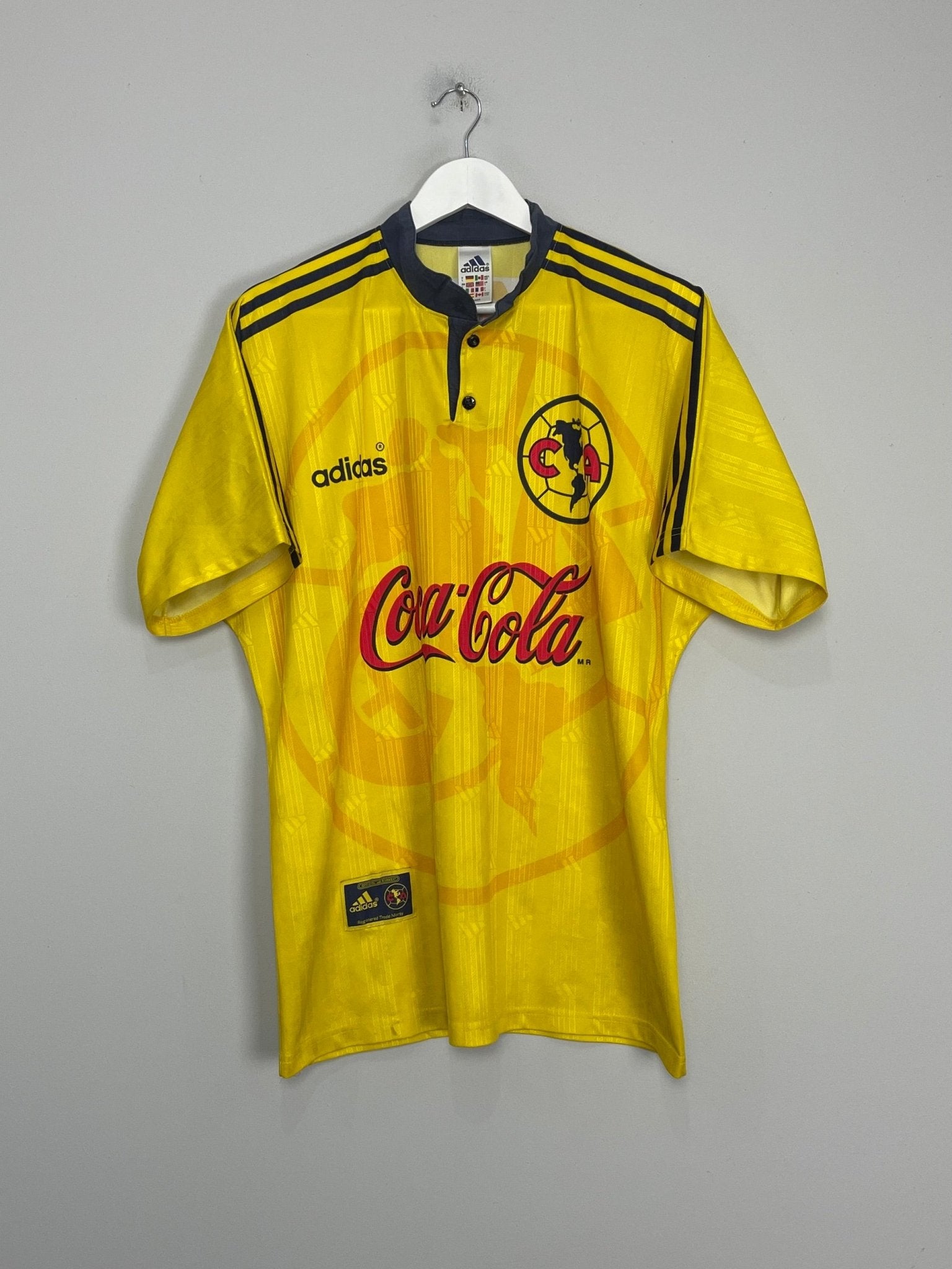 Shop 1996/98 CLUB AMERICA HOME SHIRT (L) ADIDAS, classic football shirts, vintage football shirts & retro soccer jerseys at Cult Kits