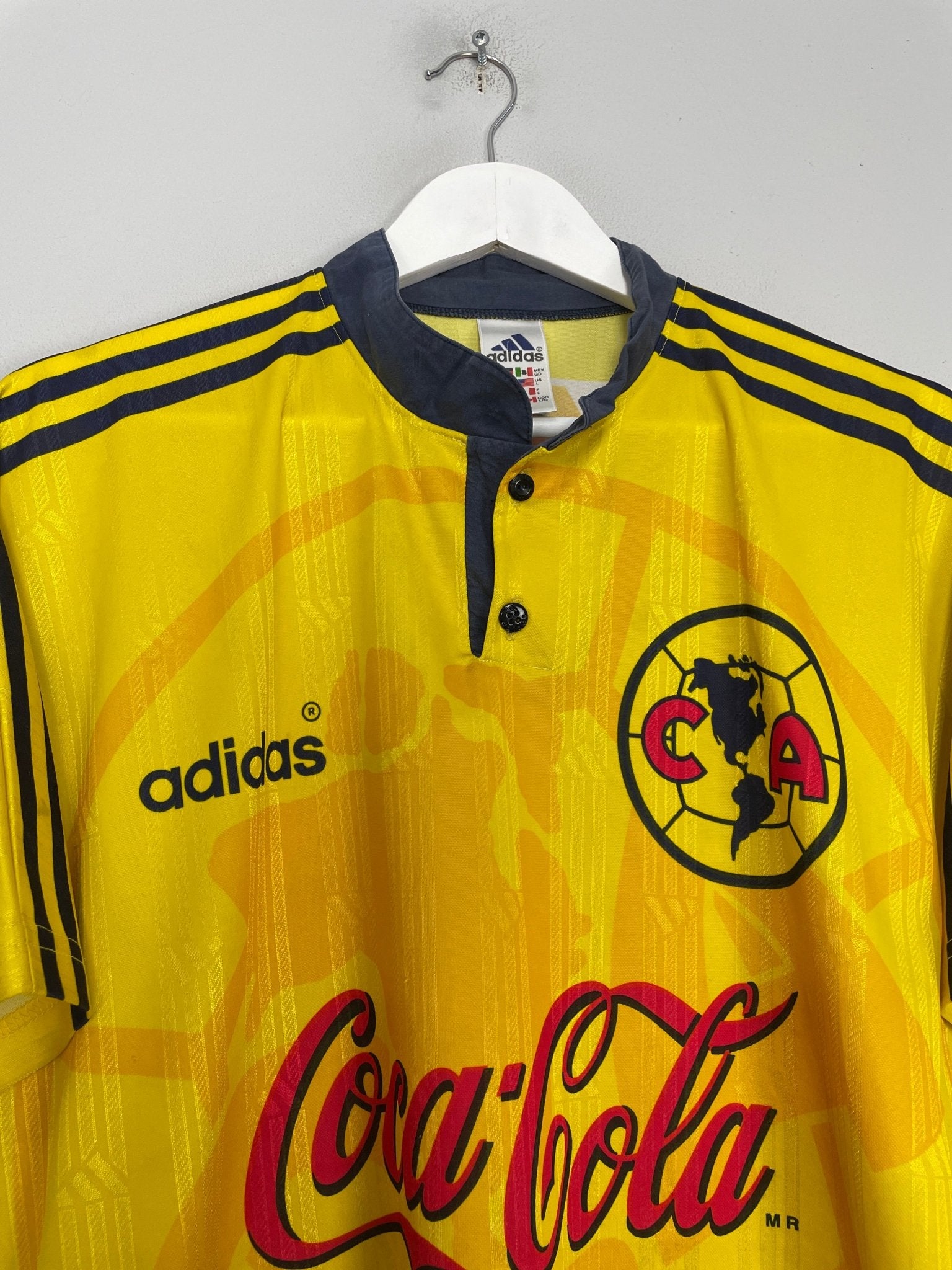 Shop 1996/98 CLUB AMERICA HOME SHIRT (L) ADIDAS, classic football shirts, vintage football shirts & retro soccer jerseys at Cult Kits