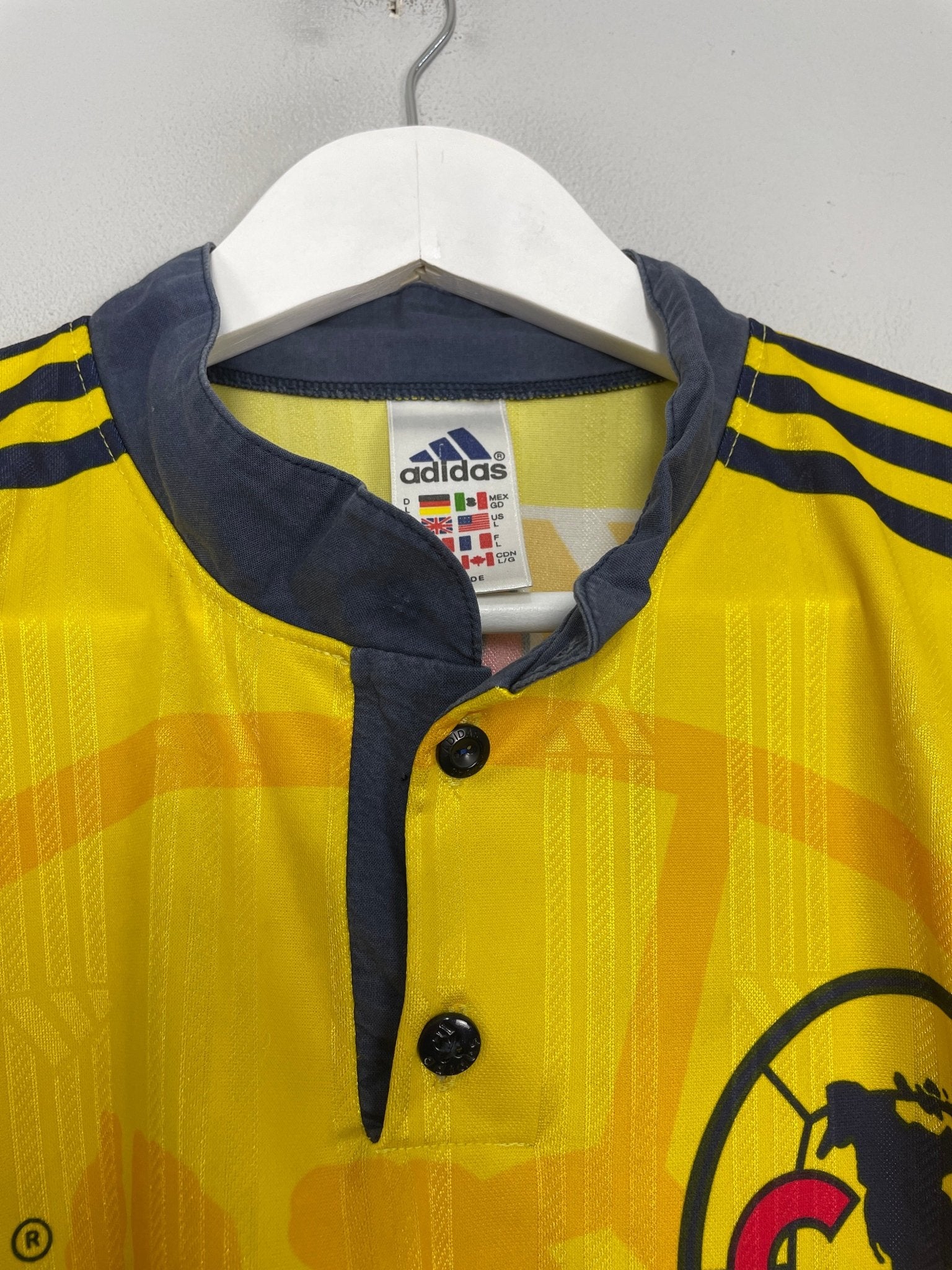 Shop 1996/98 CLUB AMERICA HOME SHIRT (L) ADIDAS, classic football shirts, vintage football shirts & retro soccer jerseys at Cult Kits