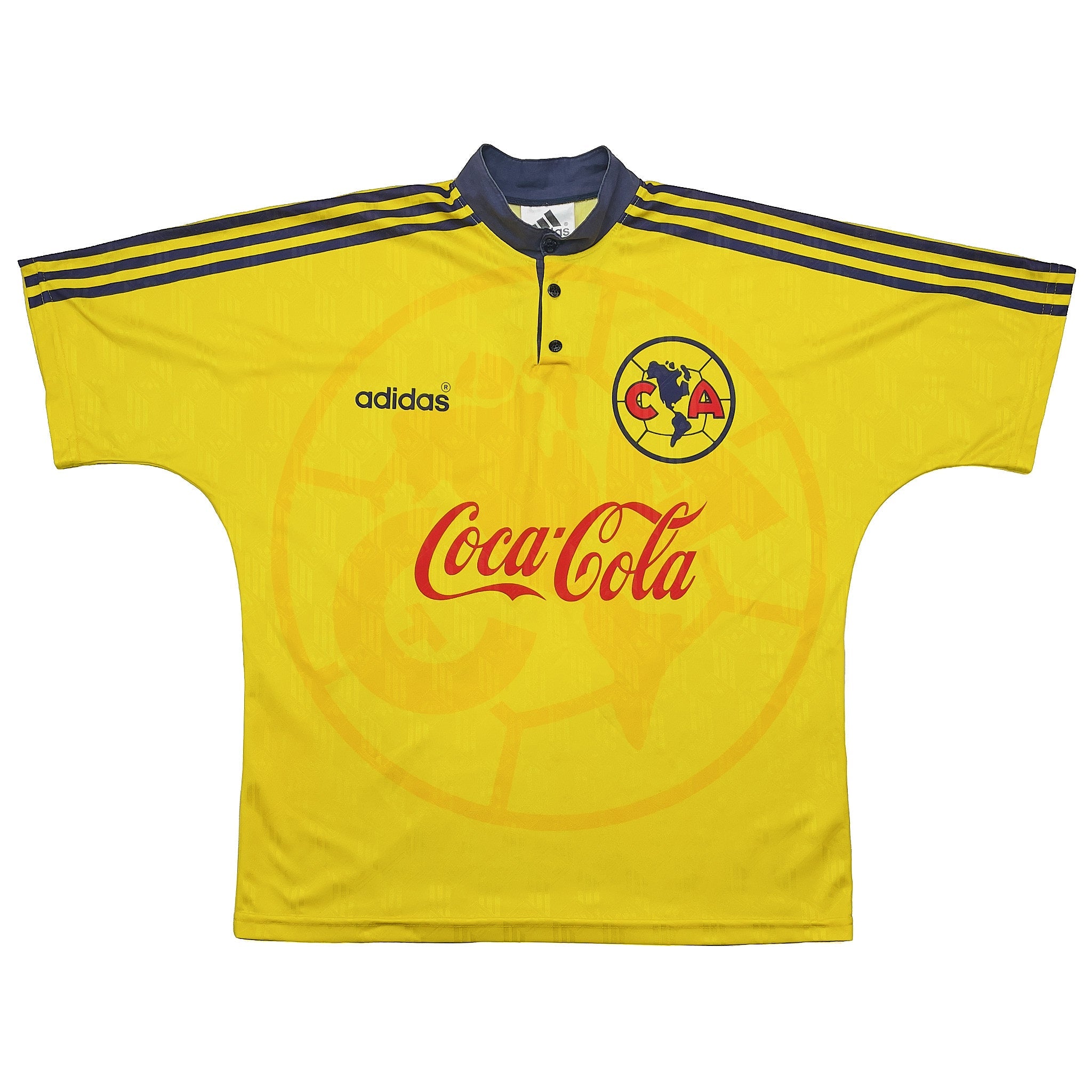 Buy 1996/98 Club America Home Shirt (XL) Adidas ~ Free worldwide shipping available ~ Authentic Vintage Football Shirts from Cult Kits