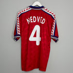 Shop 1996/98 CZECH REPUBLIC NEDVED #4 HOME SHIRT (L) PUMA, classic football shirts, vintage football shirts & retro soccer jerseys at Cult Kits