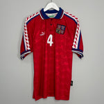 Shop 1996/98 CZECH REPUBLIC NEDVED #4 HOME SHIRT (L) PUMA, classic football shirts, vintage football shirts & retro soccer jerseys at Cult Kits