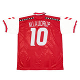Buy 1996/98 DENMARK M.LAUDRUP 10 HOME SHIRT (XXL) HUMMEL ~ Free worldwide shipping available ~ Authentic Vintage Football Shirts from Cult Kits