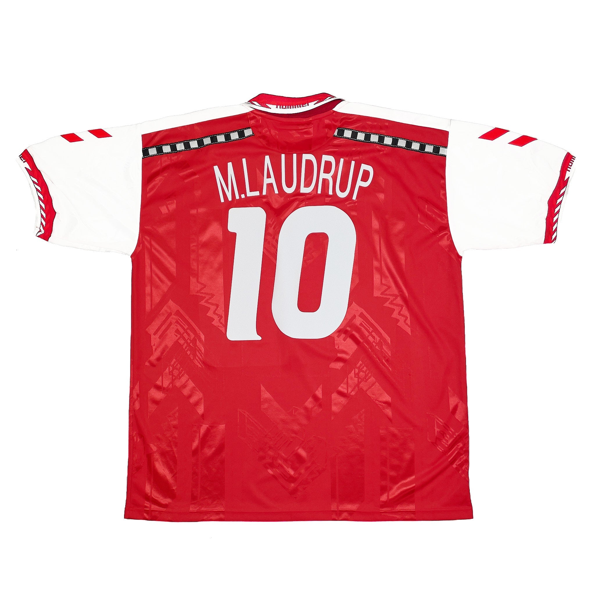 Buy 1996/98 DENMARK M.LAUDRUP 10 HOME SHIRT (XXL) HUMMEL ~ Free worldwide shipping available ~ Authentic Vintage Football Shirts from Cult Kits