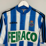 Shop 1996/98 DEPORTIVO LA CORUNA HOME SHIRT (S) ADIDAS, classic football shirts, vintage football shirts & retro soccer jerseys at Cult Kits