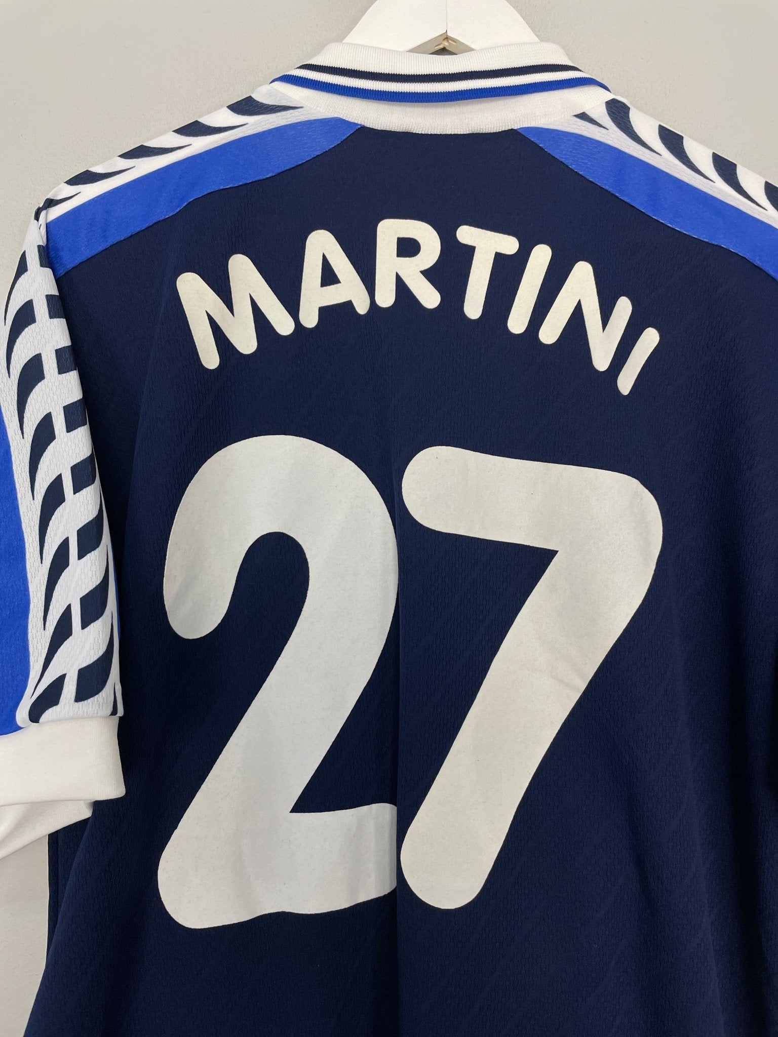 Shop 1996/98 EINTRACHT FRANKFURT MARTINI #27 *MATCH ISSUED* THIRD SHIRT (XL) PUMA, classic football shirts, vintage football shirts & retro soccer jerseys at Cult Kits