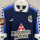 Shop 1996/98 EINTRACHT FRANKFURT MARTINI #27 *MATCH ISSUED* THIRD SHIRT (XL) PUMA, classic football shirts, vintage football shirts & retro soccer jerseys at Cult Kits