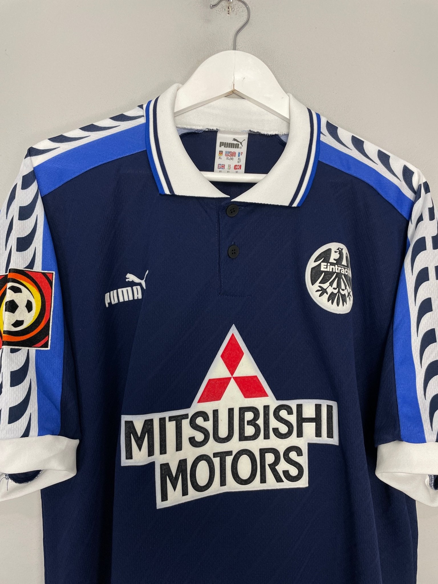 Shop 1996/98 EINTRACHT FRANKFURT MARTINI #27 *MATCH ISSUED* THIRD SHIRT (XL) PUMA, classic football shirts, vintage football shirts & retro soccer jerseys at Cult Kits