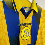 Shop 1996/98 EVERTON AWAY SHIRT (XL) UMBRO, classic football shirts, vintage football shirts & retro soccer jerseys at Cult Kits