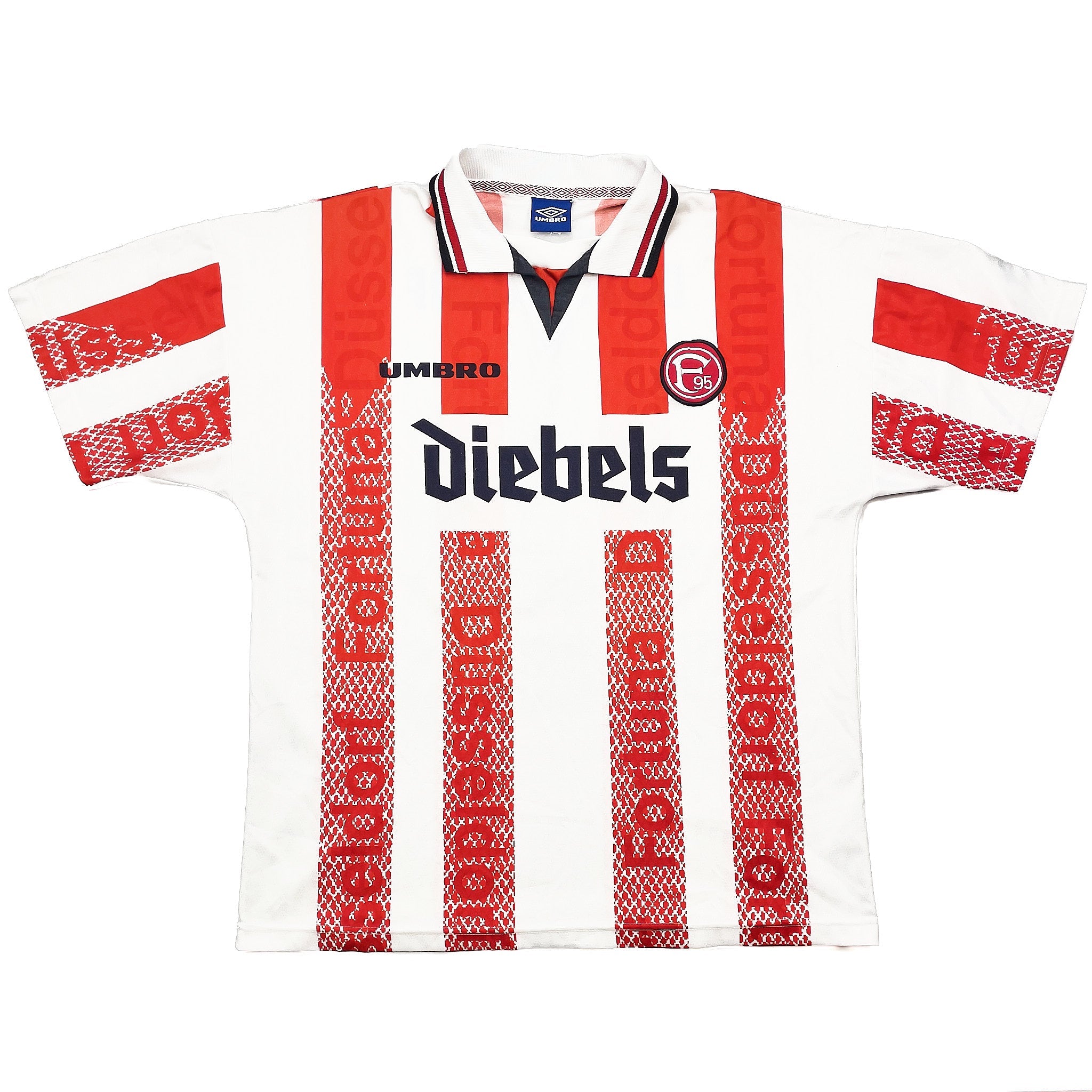 Buy 1996/98 FORTUNA DUSSELDORF DOBROVOLSKI 10 HOME SHIRT (XL) UMBRO ~ Free worldwide shipping available ~ Authentic Vintage Football Shirts from Cult Kits