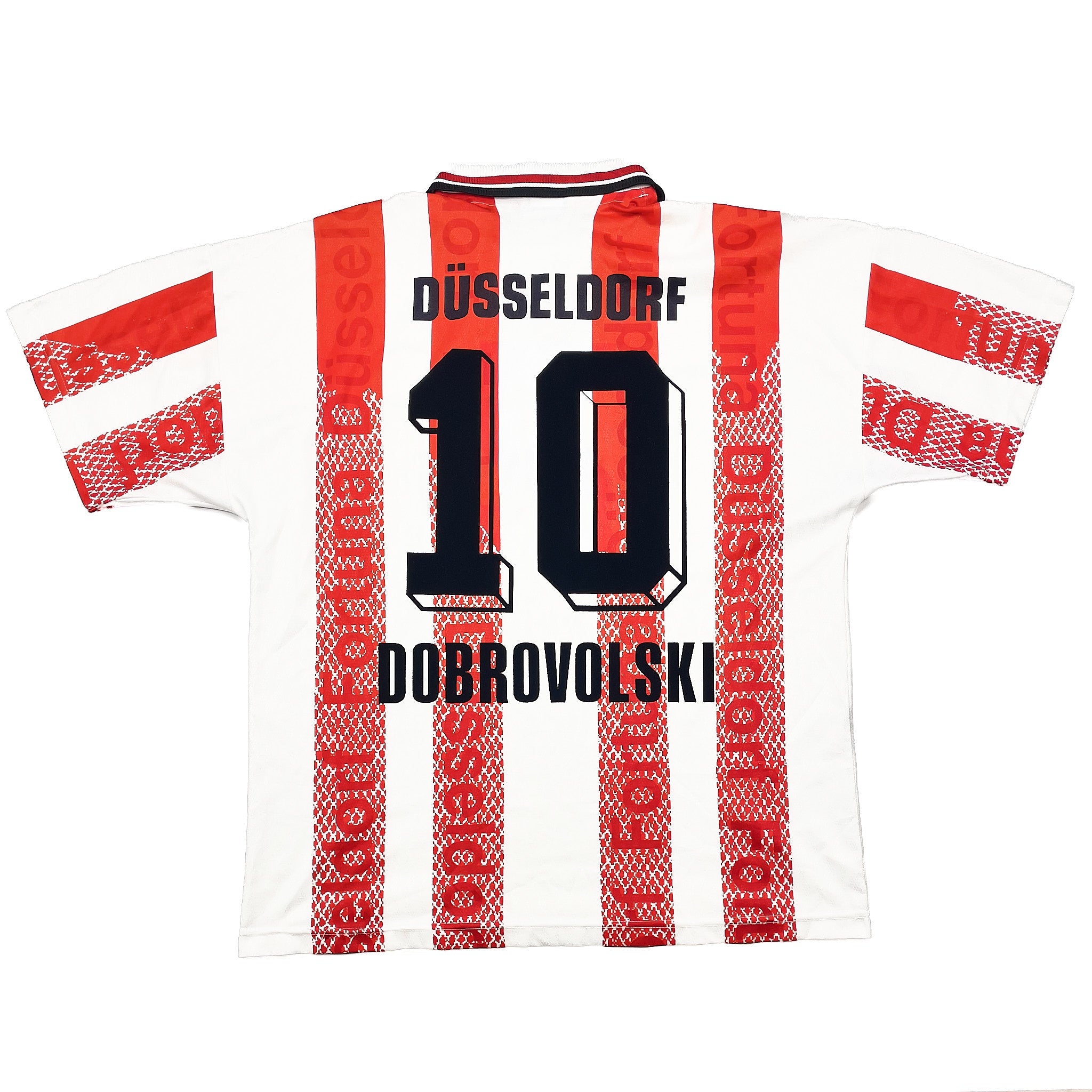 Buy 1996/98 FORTUNA DUSSELDORF DOBROVOLSKI 10 HOME SHIRT (XL) UMBRO ~ Free worldwide shipping available ~ Authentic Vintage Football Shirts from Cult Kits