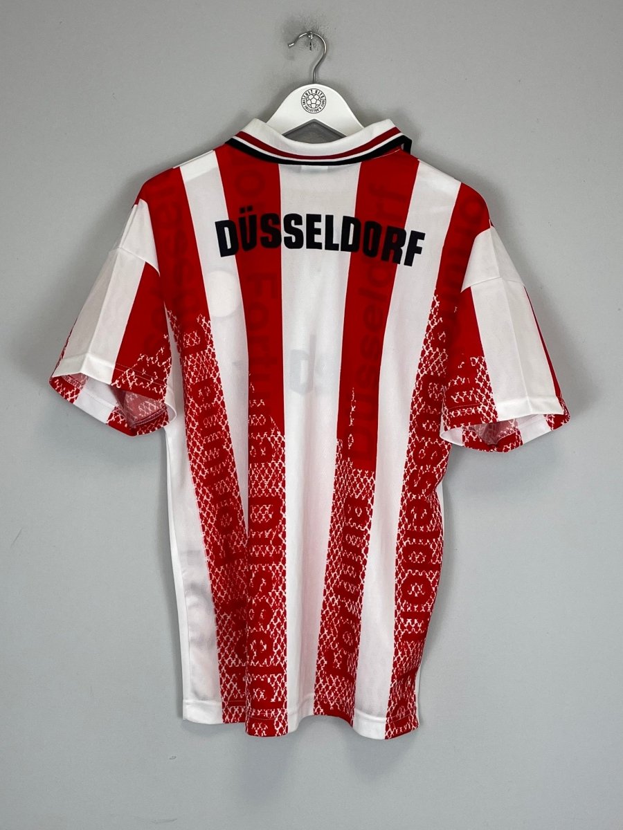 1996/98 FORTUNA DUSSELDORF HOME SHIRT (M) UMBRO - Cult Kits - Medium - Buy Vintage Football Shirts, Authentic Retro Football Shirts For Sale, Classic Football Shirts & Soccer Jersey