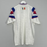 Shop 1996/98 FRANCE AWAY SHIRT (L) ADIDAS, classic football shirts, vintage football shirts & retro soccer jerseys at Cult Kits