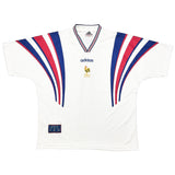 Buy 1996/98 France Away Shirt (XL) Adidas ~ Free worldwide shipping available ~ Authentic Vintage Football Shirts from Cult Kits