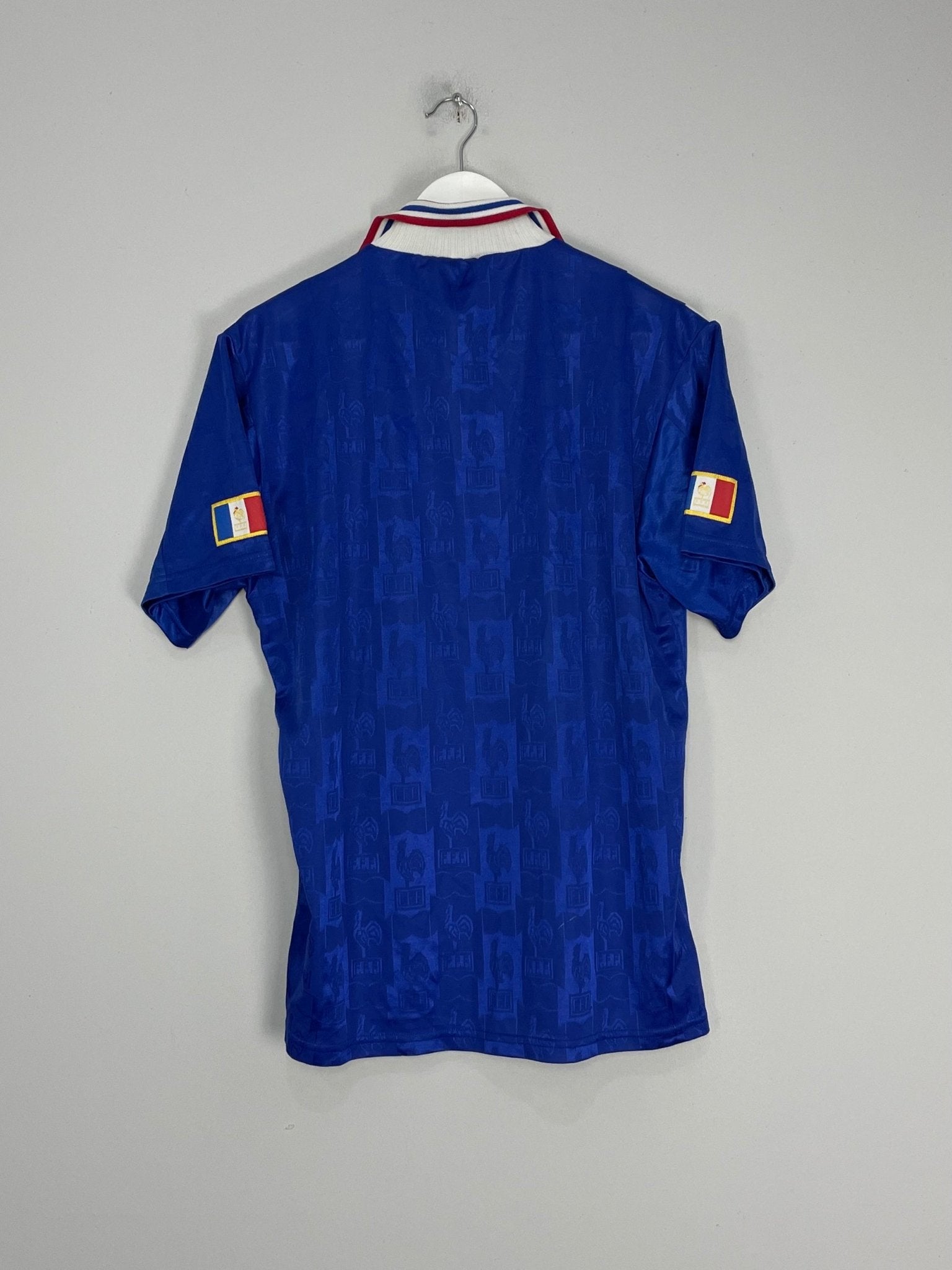 Shop 1996/98 FRANCE HOME SHIRT (M) ADIDAS, classic football shirts, vintage football shirts & retro soccer jerseys at Cult Kits