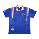 Buy 1996/98 France Home Shirt (XL) Adidas ~ Free worldwide shipping ~ Authentic Vintage Football Shirts from Cult Kits