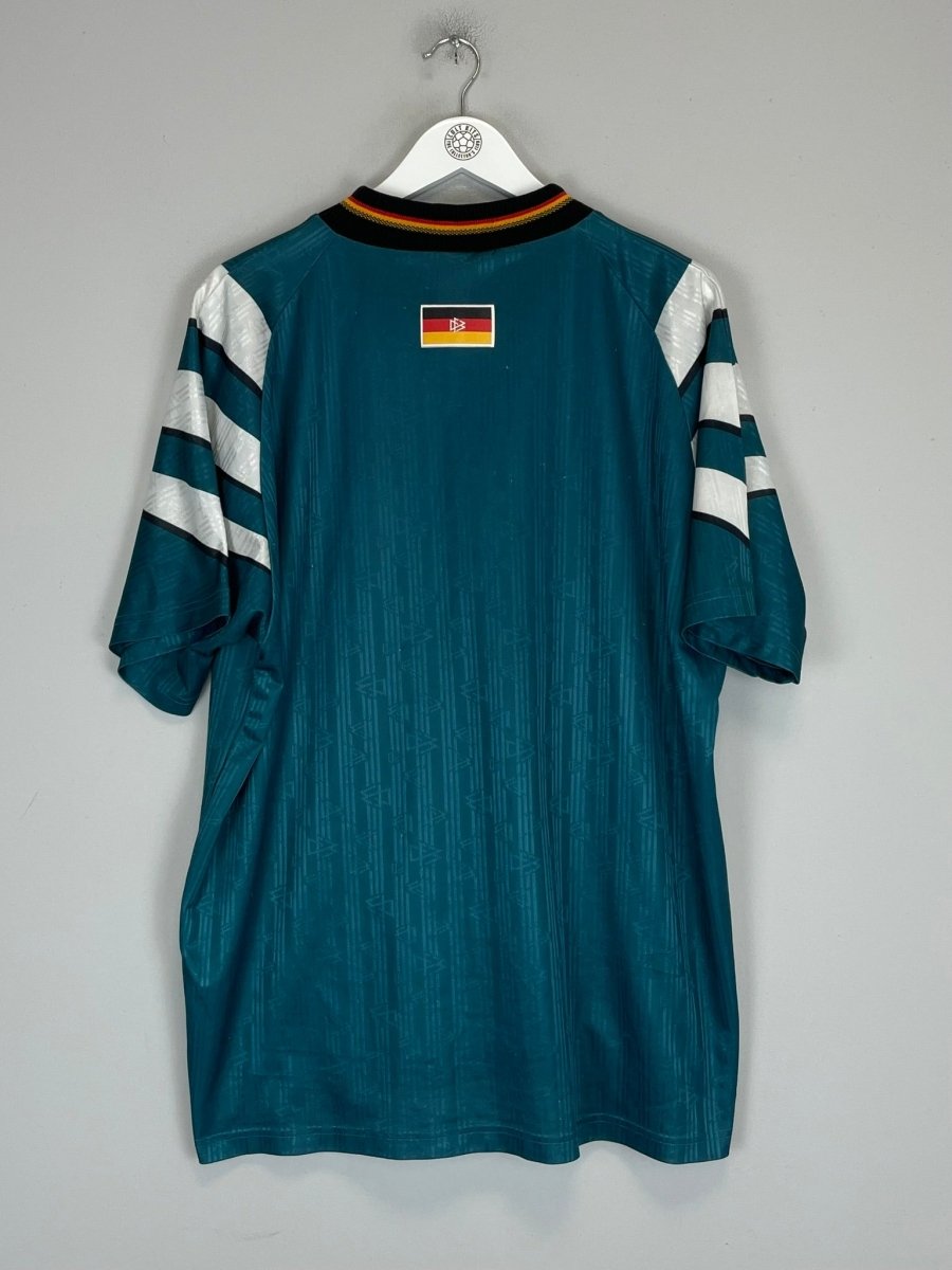 1996/98 GERMANY AWAY SHIRT (XL) ADIDAS - Cult Kits - XL - Buy Vintage Football Shirts, Authentic Retro Football Shirts For Sale, Classic Football Shirts & Soccer Jersey
