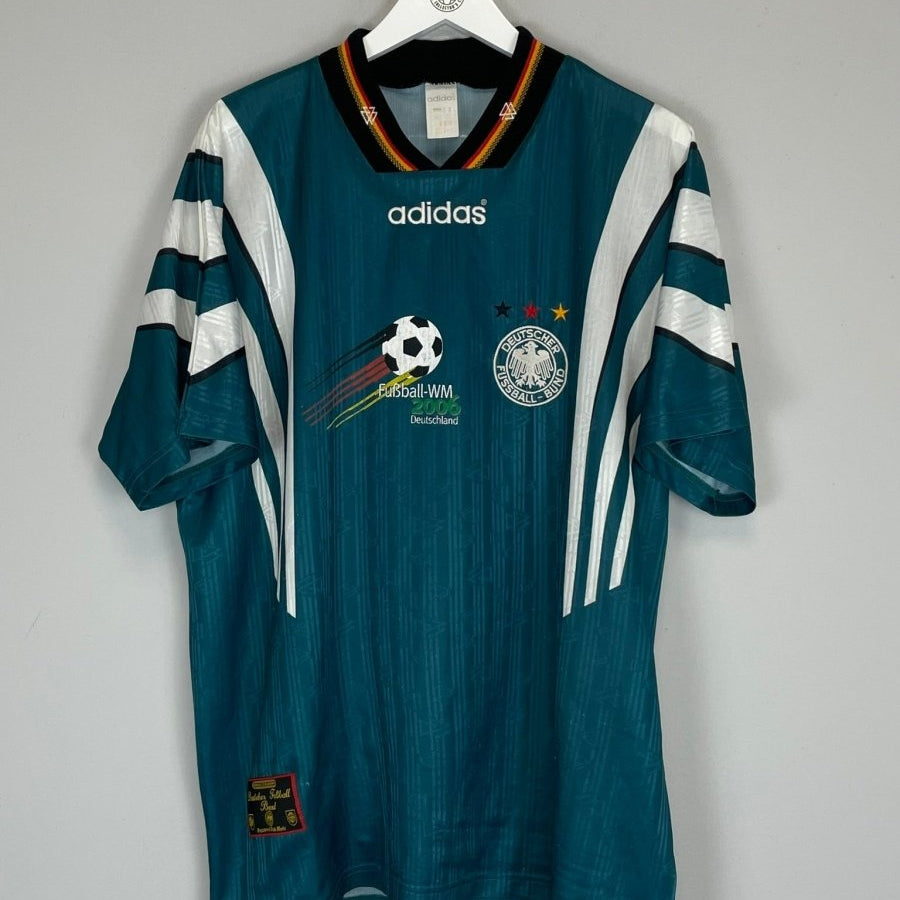 1996/98 GERMANY AWAY SHIRT (XL) ADIDAS - Cult Kits - XL - Buy Vintage Football Shirts, Authentic Retro Football Shirts For Sale, Classic Football Shirts & Soccer Jersey