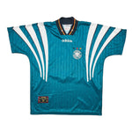 Buy 1996/98 Germany Klinsmann 18 Away Shirt (L) Adidas ~ Free worldwide shipping available ~ Authentic Vintage Football Shirts from Cult Kits