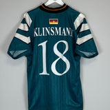 1996/98 GERMANY KLINSMANN 18 AWAY SHIRT (L) ADIDAS - Cult Kits - Large - Buy Vintage Football Shirts, Authentic Retro Football Shirts For Sale, Classic Football Shirts & Soccer Jersey