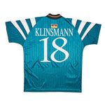 Buy 1996/98 Germany Klinsmann 18 Away Shirt (L) Adidas ~ Free worldwide shipping available ~ Authentic Vintage Football Shirts from Cult Kits