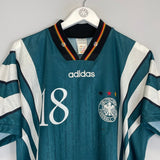 1996/98 GERMANY KLINSMANN 18 AWAY SHIRT (L) ADIDAS - Cult Kits - Large - Buy Vintage Football Shirts, Authentic Retro Football Shirts For Sale, Classic Football Shirts & Soccer Jersey