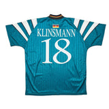 Buy 1996/98 Germany Klinsmann 18 Away Shirt (XL) Adidas ~ Free worldwide shipping ~ Authentic Vintage Football Shirts from Cult Kits