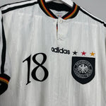 Shop 1996/98 GERMANY KLINSMANN #18 HOME SHIRT (XL) ADIDAS, classic football shirts, vintage football shirts & retro soccer jerseys at Cult Kits