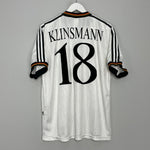 Shop 1996/98 GERMANY KLINSMANN #18 HOME SHIRT (XL) ADIDAS, classic football shirts, vintage football shirts & retro soccer jerseys at Cult Kits