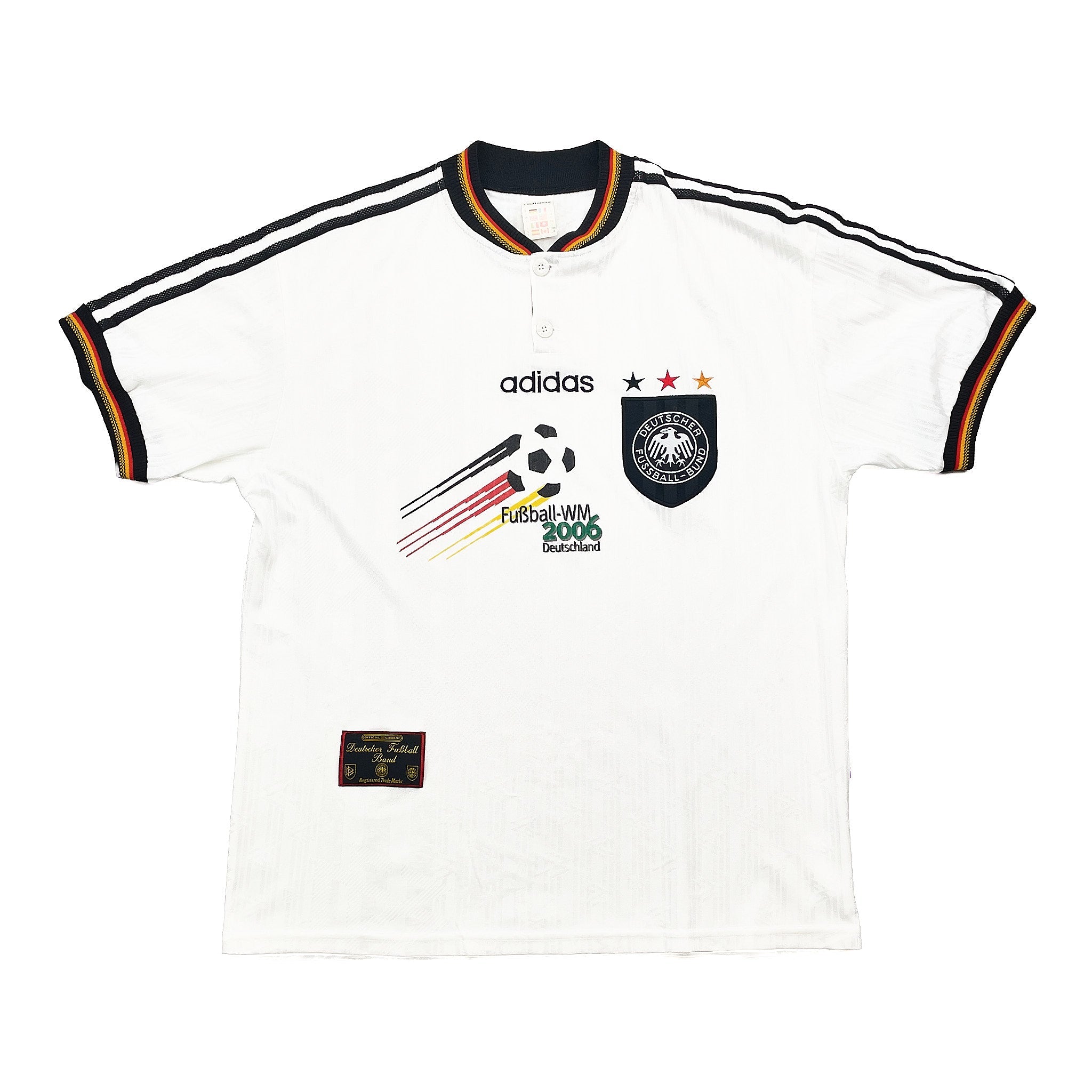 Buy 1996/98 Germany 'WM 2006' Home Shirt (L) Adidas ~ Free worldwide shipping available ~ Authentic Vintage Football Shirts from Cult Kits