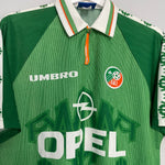 Shop 1996/98 IRELAND HOME SHIRT (L) UMBRO, classic football shirts, vintage football shirts & retro soccer jerseys at Cult Kits