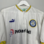 Shop 1996/98 LEEDS UNITED HOME SHIRT (XL) PUMA, classic football shirts, vintage football shirts & retro soccer jerseys at Cult Kits