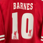 Shop 1996/98 LIVERPOOL BARNES #10 HOME SHIRT (L) REEBOK, classic football shirts, vintage football shirts & retro soccer jerseys at Cult Kits