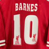 Shop 1996/98 LIVERPOOL BARNES #10 HOME SHIRT (L) REEBOK, classic football shirts, vintage football shirts & retro soccer jerseys at Cult Kits