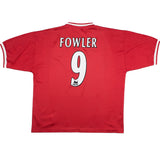 Buy 1996/98 Liverpool Fowler 9 Home Shirt (XL) Reebok ~ Free worldwide shipping ~ Authentic Vintage Football Shirts from Cult Kits