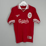 Shop 1996/98 LIVERPOOL HOME SHIRT (S) REEBOK, classic football shirts, vintage football shirts & retro soccer jerseys at Cult Kits