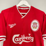 Shop 1996/98 LIVERPOOL HOME SHIRT (S) REEBOK, classic football shirts, vintage football shirts & retro soccer jerseys at Cult Kits