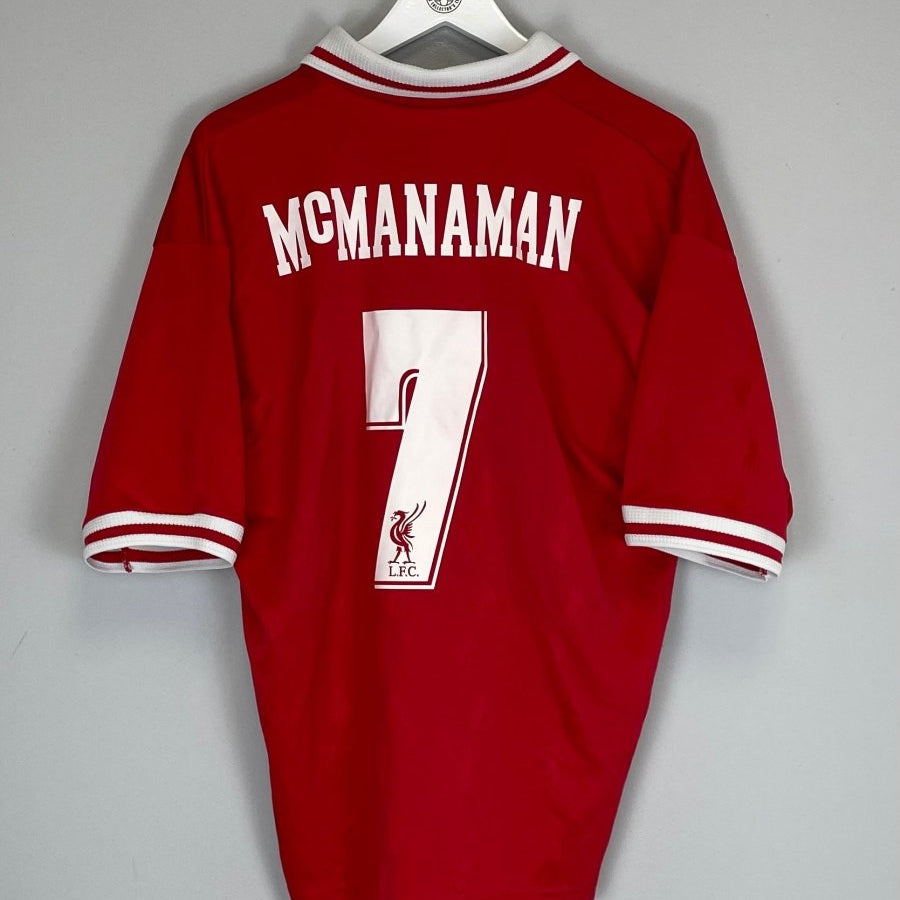 1996/98 LIVERPOOL MCMANAMAN 7 HOME SHIRT (XL) REEBOK - Cult Kits - XL - Buy Vintage Football Shirts, Authentic Retro Football Shirts For Sale, Classic Football Shirts & Soccer Jersey