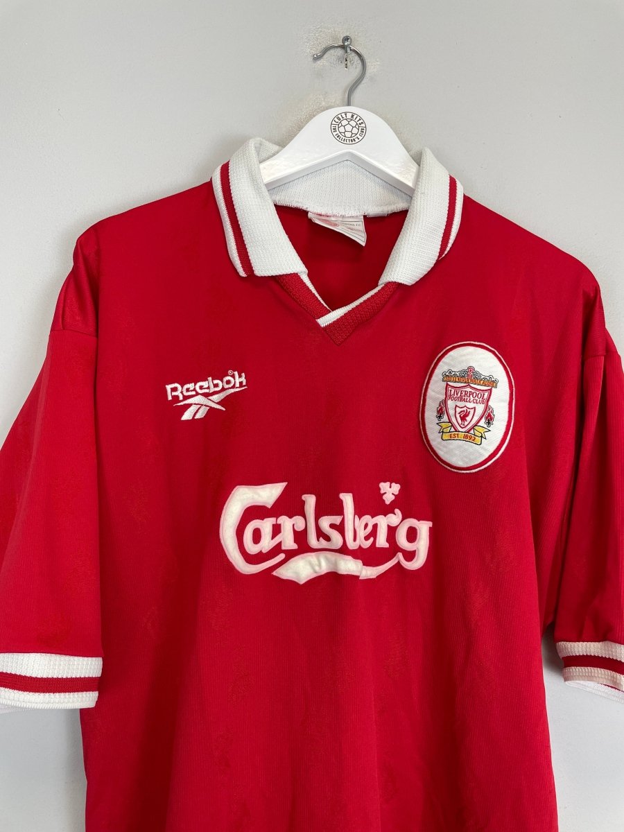 1996/98 LIVERPOOL MCMANAMAN 7 HOME SHIRT (XL) REEBOK - Cult Kits - XL - Buy Vintage Football Shirts, Authentic Retro Football Shirts For Sale, Classic Football Shirts & Soccer Jersey