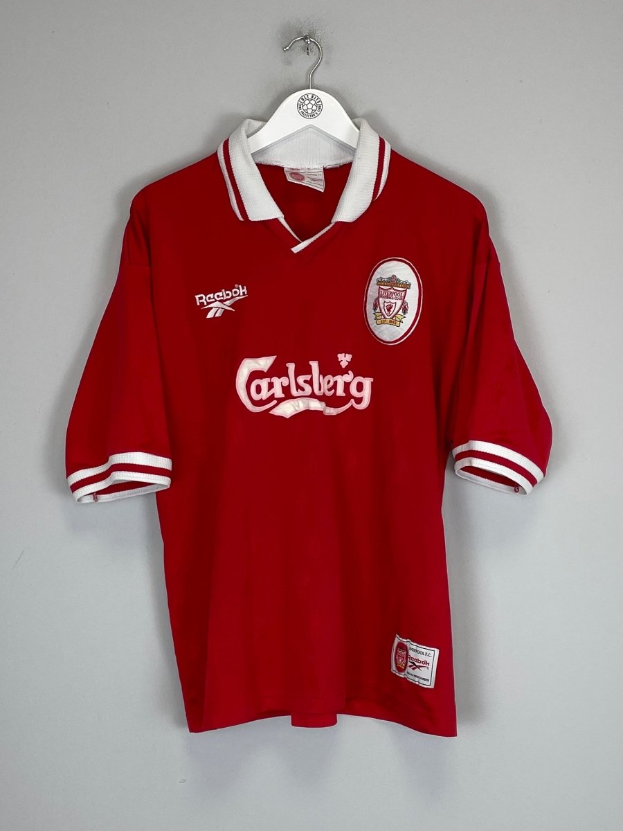 1996/98 LIVERPOOL MCMANAMAN 7 HOME SHIRT (XL) REEBOK - Cult Kits - XL - Buy Vintage Football Shirts, Authentic Retro Football Shirts For Sale, Classic Football Shirts & Soccer Jersey