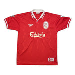 Buy 1996/98 Liverpool Owen 18 Home Shirt (L) Reebok ~ Free worldwide shipping ~ Authentic Vintage Football Shirts from Cult Kits