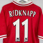 Shop 1996/98 LIVERPOOL REDKNAPP #11 HOME SHIRT (L) REEBOK, classic football shirts, vintage football shirts & retro soccer jerseys at Cult Kits
