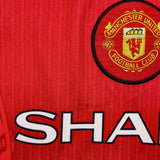 Buy 1996/98 Manchester United Beckham 10 Home Shirt (L) Umbro ~ Free worldwide shipping ~ Authentic Vintage Football Shirts from Cult Kits