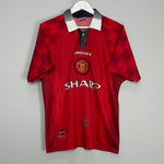 Shop 1996/98 MANCHESTER UNITED CANTONA #7 HOME SHIRT (M) UMBRO, classic football shirts, vintage football shirts & retro soccer jerseys at Cult Kits
