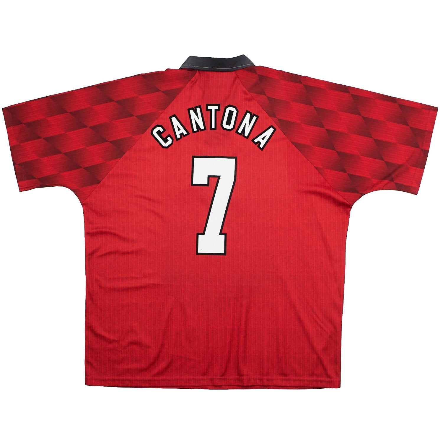 Buy 1996/98 Manchester United Cantona 7 Home Shirt (XXL) Umbro ~ Free worldwide shipping ~ Authentic Vintage Football Shirts from Cult Kits